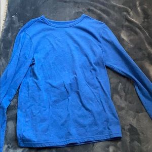 Blue long sleeve tee
